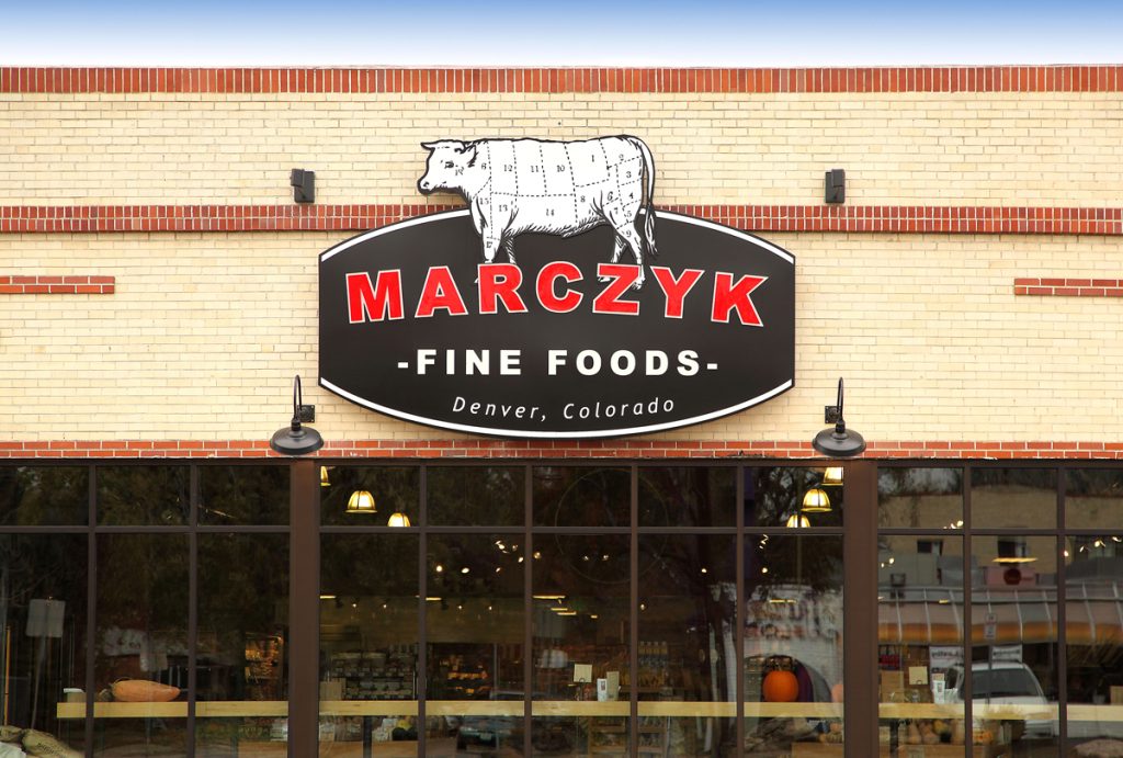 Environmental signage for Marczyk designed by EBD.