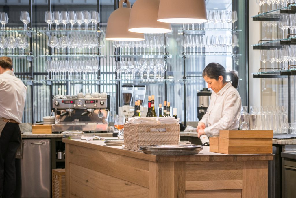 A chef in Tavernetta.