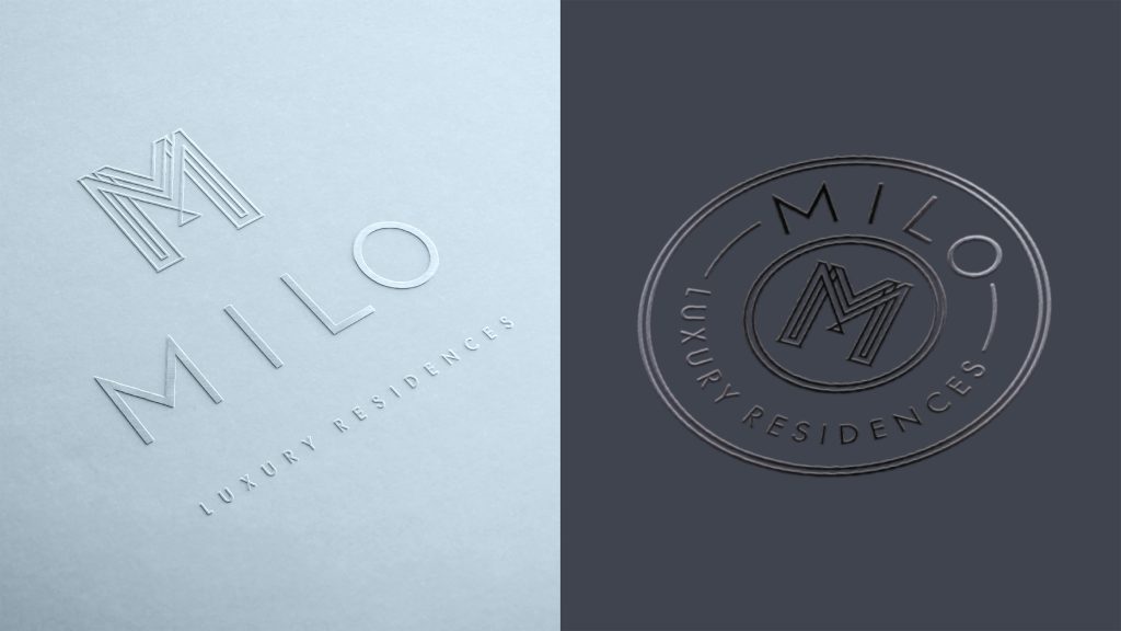 A variety of Milo brand collateral designed by EBD.